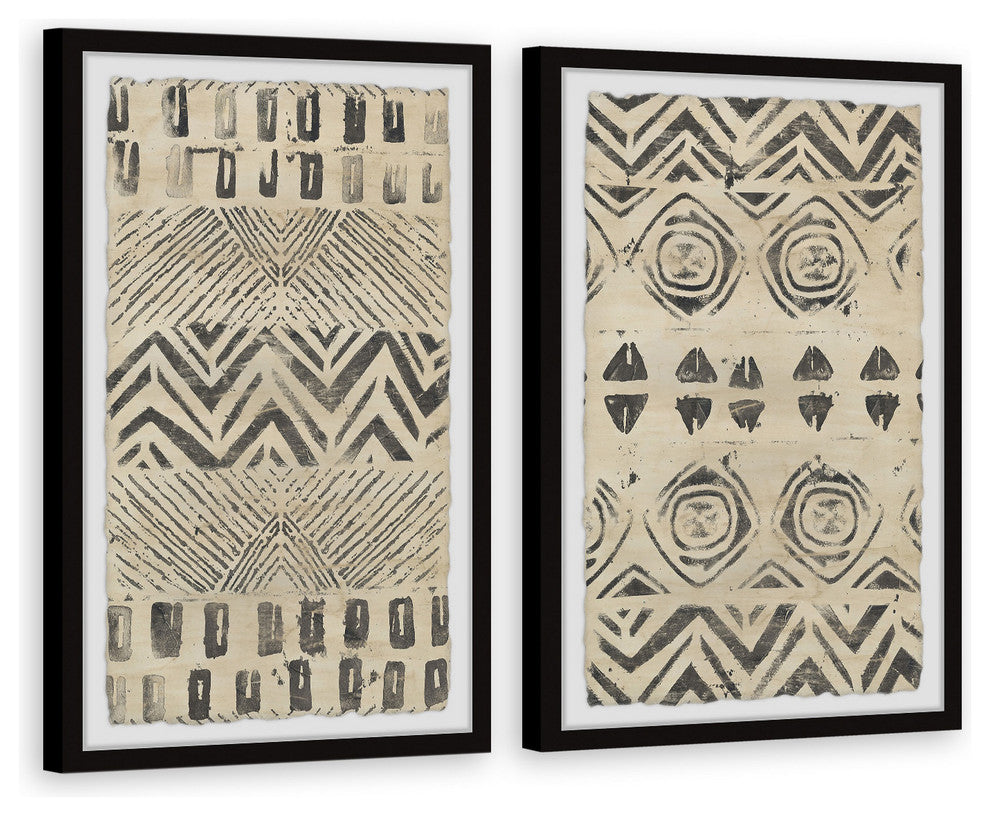 Golden Patterns Diptych, 40"x30"