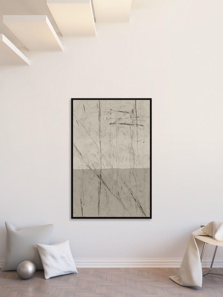 "Big Decisions" Floater Framed Painting Print on Canvas, 12x18