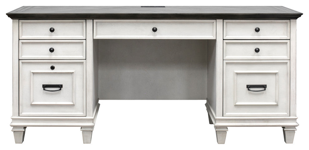 Martin Furniture Hartford Credenza, White