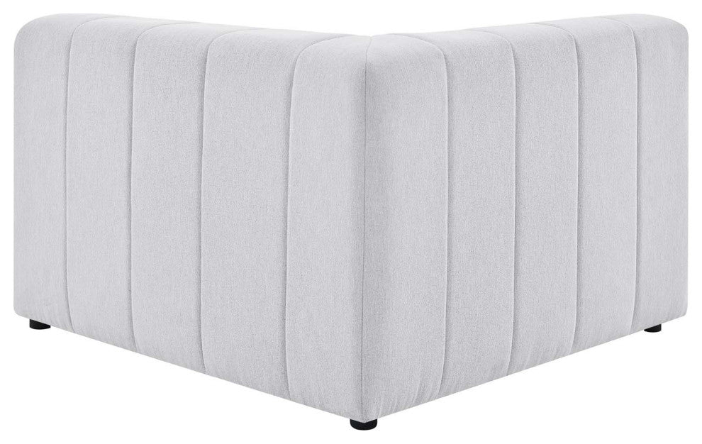 Sectional Sofa Set, Fabric, Ivory White, Modern, Living Lounge Hotel Hospitality