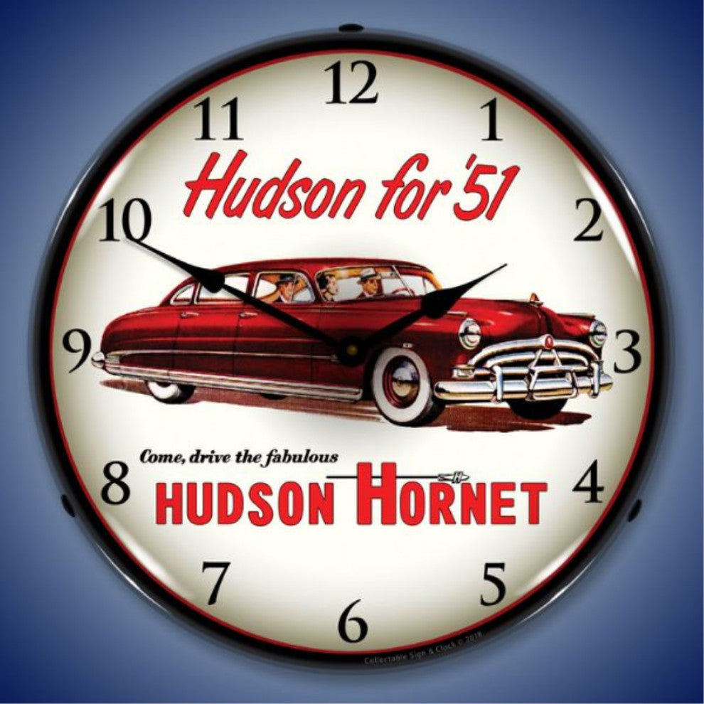 1802844 1951 Hudson Hornet Clock