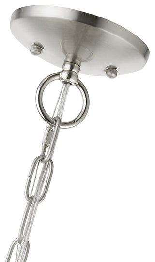 Arabella 5 Light Brushed Nickel Globe Chandelier