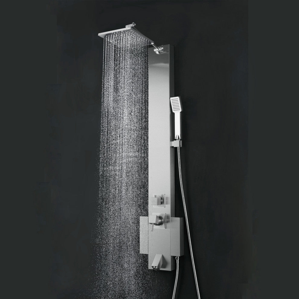 Blue Ocean 48"? Stainless Steel SP822A Shower Panel