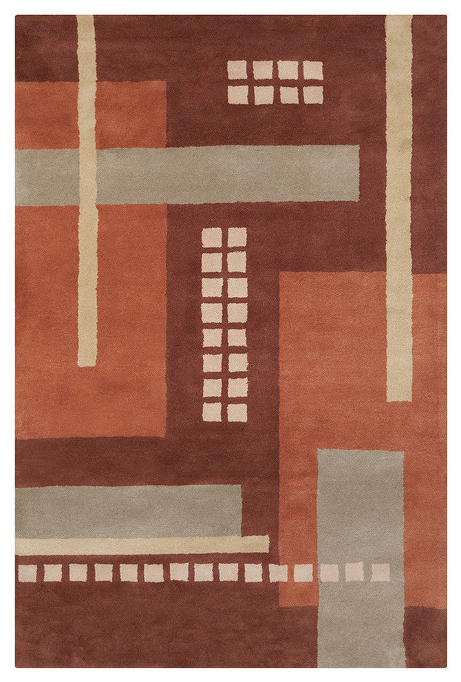 Allie Geometric Contemporary Area Rug