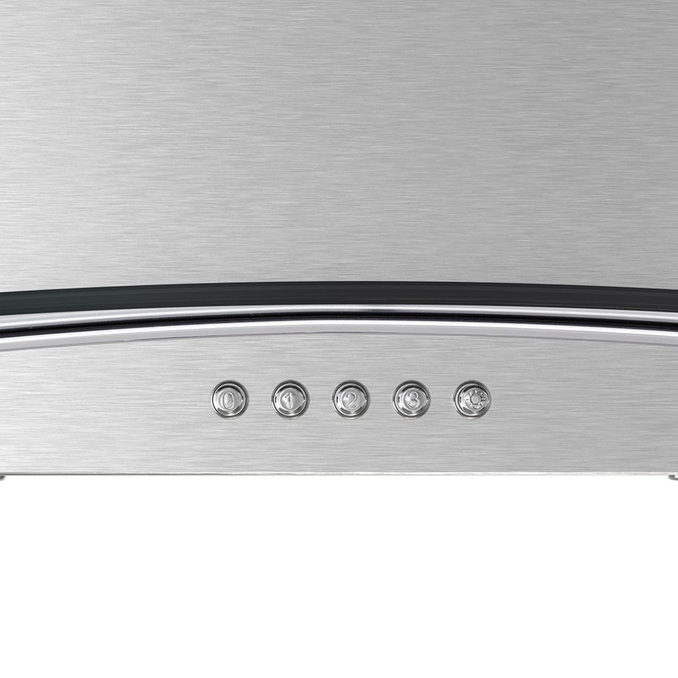 Streamline 36" Gasperi Convertible Wall Mount Range Hood, Stainless Steel