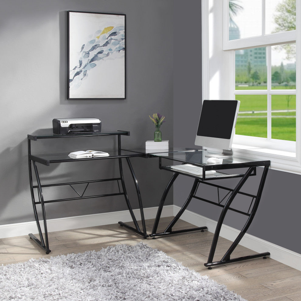 Constellation L Shaped Home Office Gaming Editing Desk