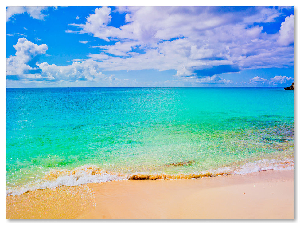''Maho Beach'' Canvas Art by Preston