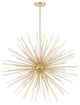 Chandelier - crystal7339par, Gold Leaf, Medium