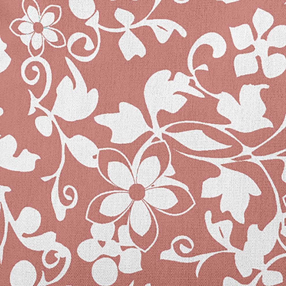 Evelyn Decorative Throw Pillow, Rusty Mauve, 14"x20"