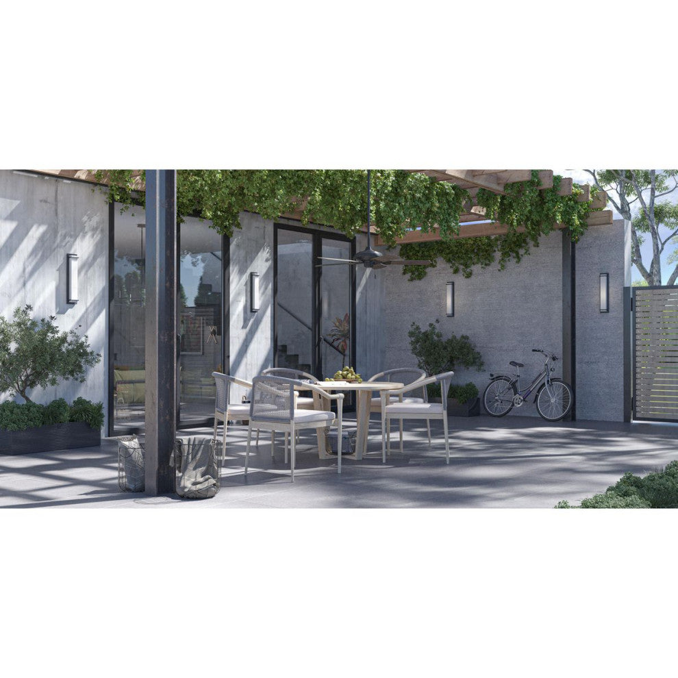Z-1080 LED Collection Black 2-Light Large LED Outdoor Sconce