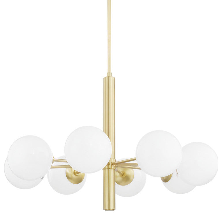Mitzi Stella Eight Light Chandelier H105808-AGB