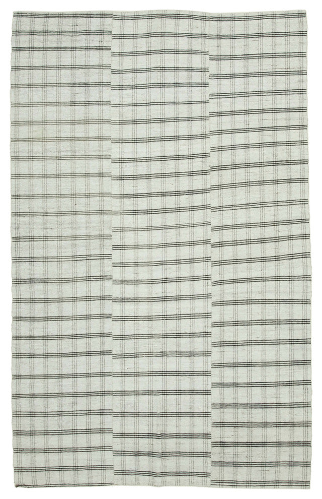 Rug N Carpet - Handwoven Turkish 6' 0'' x 9' 8'' Antique Wool Kilim Rug