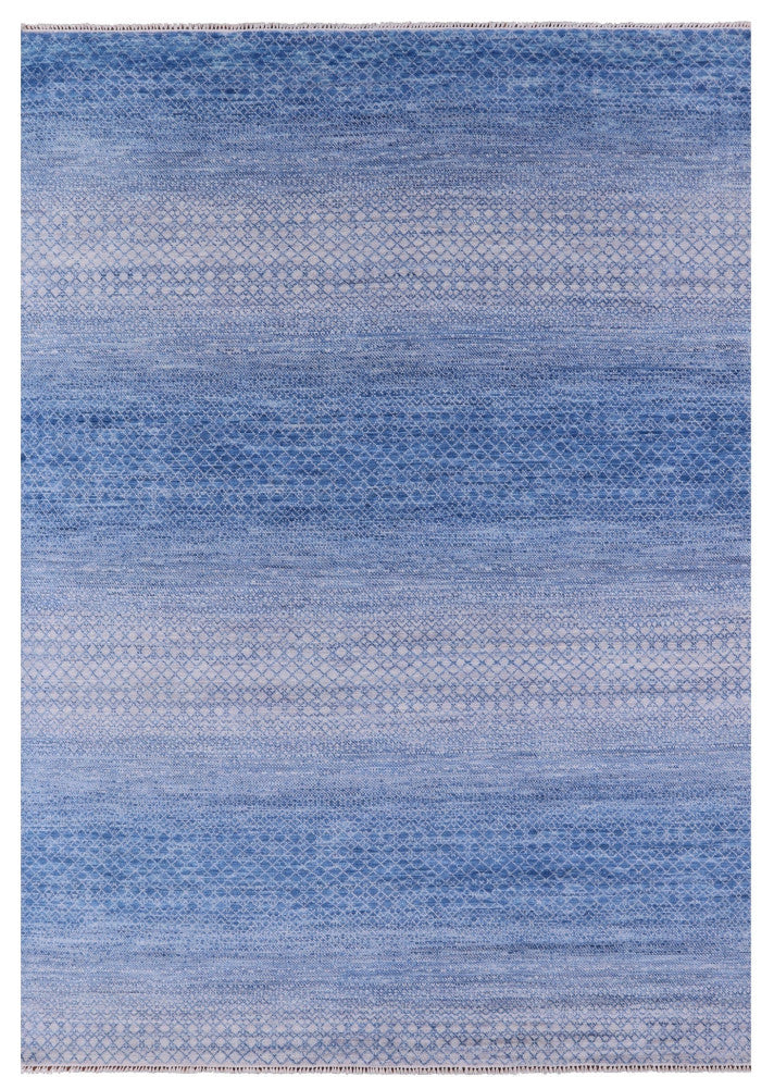 9' 0" X 12' 3" Savannah Grass Handmade Wool Rug - Q13208