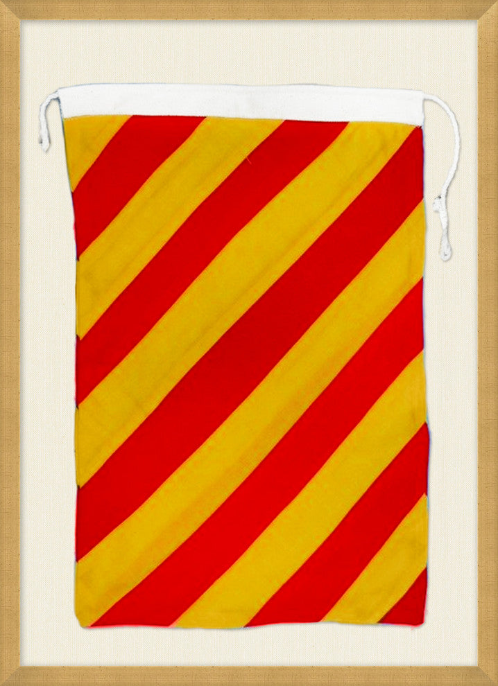 Nautical Flag Y, Shadowbox