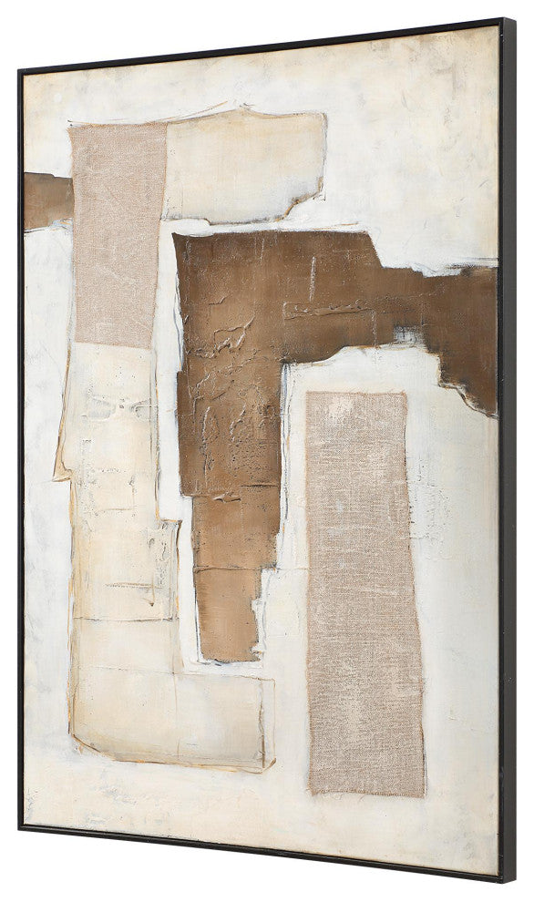 Uttermost 32371 Interference 59" x 41" Framed Abstract Painting - Multicolored