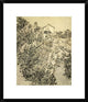 "The Flower Garden" Framed Digital Print by Vincent Van Gogh, 20"x24"
