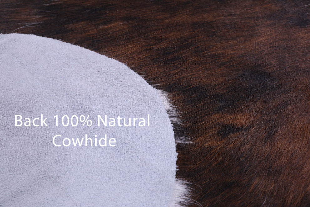 Natural Cowhide Rug 6' 7" X 6' 2" C1591
