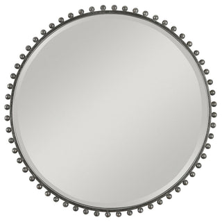 Uttermost Taza Round Iron Mirror