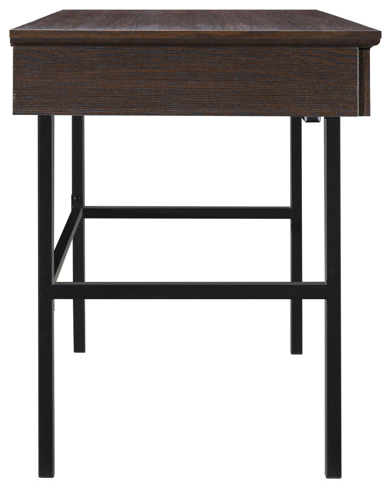 Jefferson Writing Desk With Lockdowel Fastening System, Espresso Finish