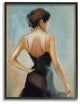 The Dancer Portrait, 11"x14", Framed Giclee Texturized Art