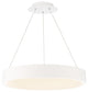 Corso 18" LED Pendant 3000K, Black, White, 32", 3000k