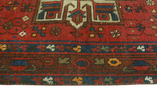 Fine Vintage Distressed Keila Red/Brown Runner, 3'1 x 12'8