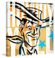 Marmont Hill, "Howdy Yall Vic" by Rick Martin Painting on Wrapped Canvas, 40x40