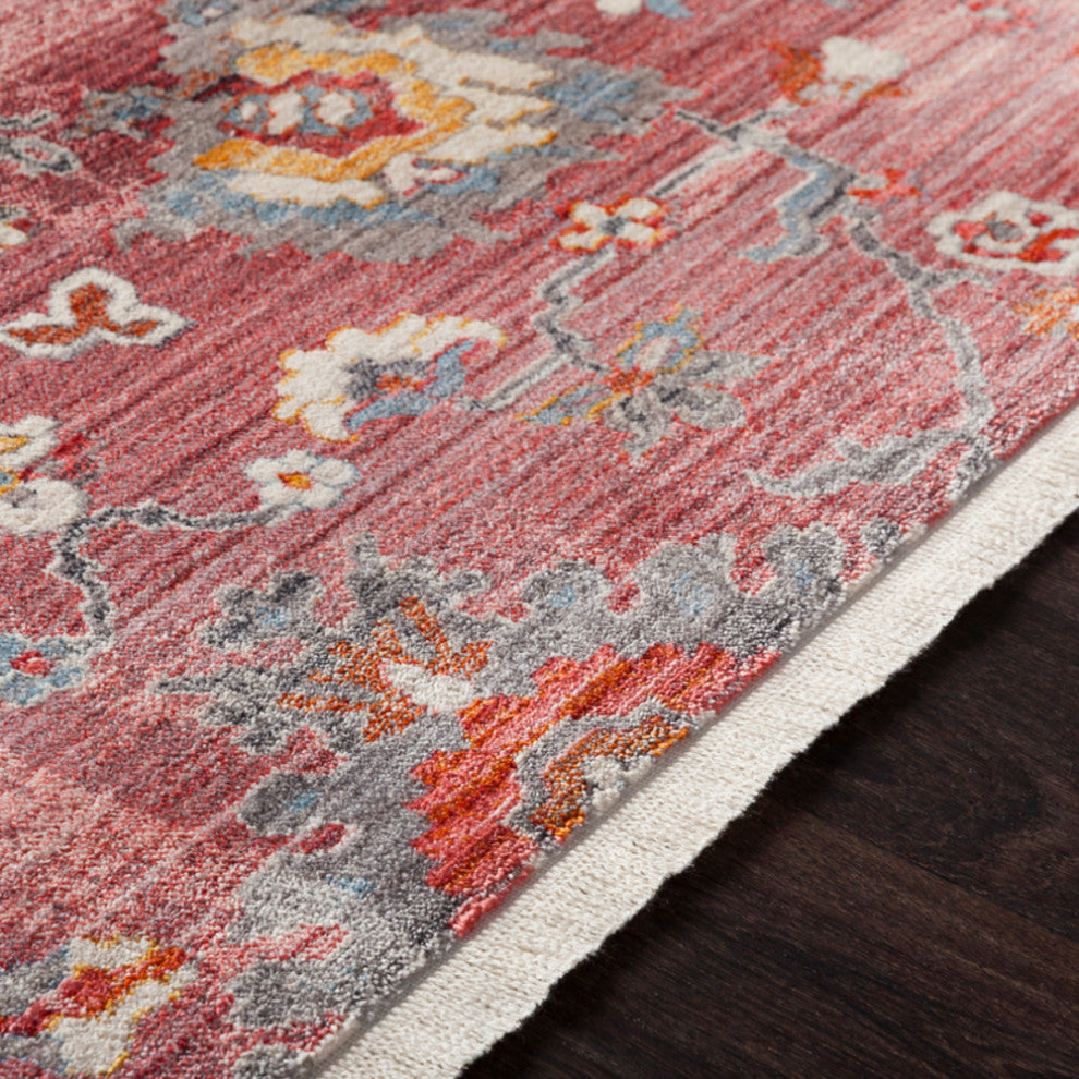 Surya Ephesians EPC-2301 Traditional Area Rug, Pale Pink, 2'7" x 9' Runner