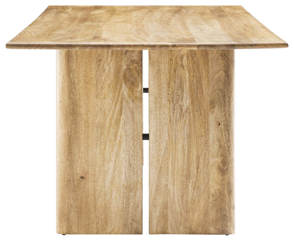 Amistad 86" Wood Dining Table - Oak