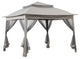 Sunjoy 11 ft. x 11 ft. Gray Pop Up Portable Steel Gazebo