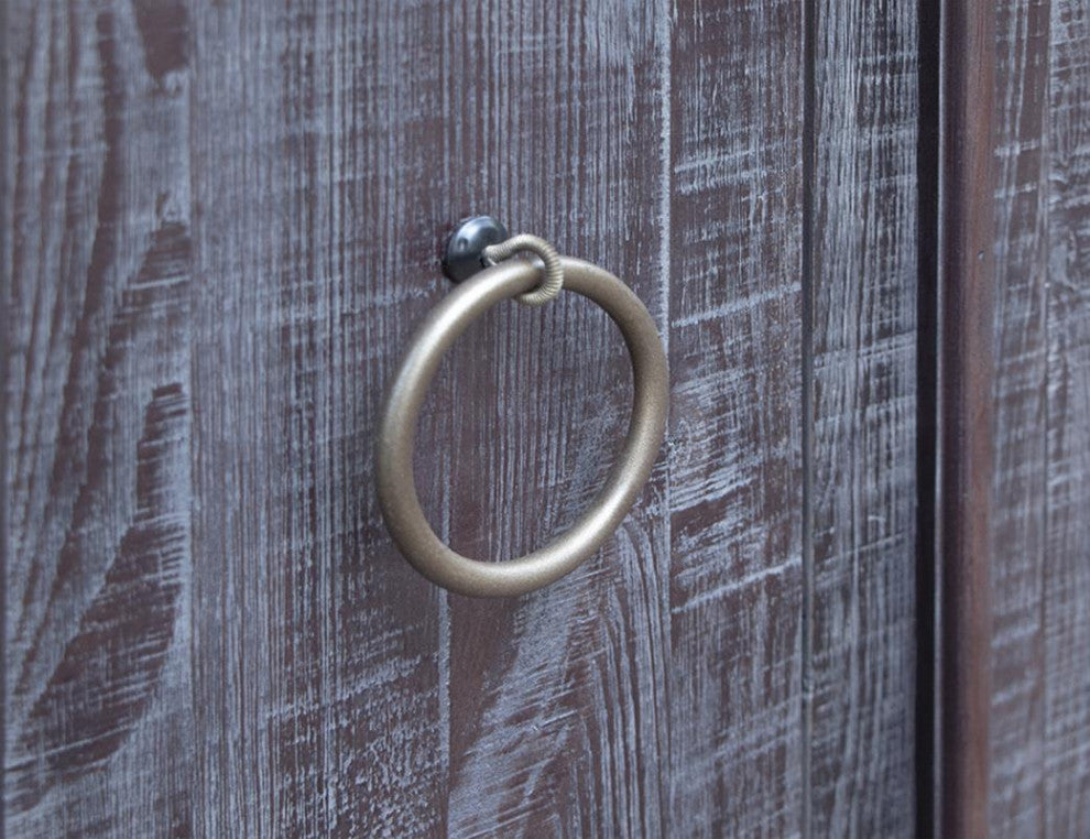 Macao 4 Door Sideboard - Black - 73"