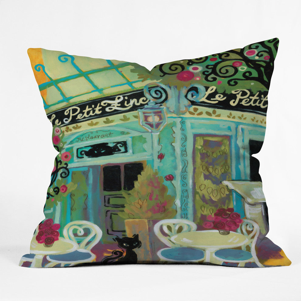 Natasha Wescoat Le Petit Zinc Outdoor Throw Pillow, 20x20x6
