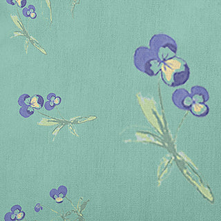 Violets Scattered Decorative Throw Pillow, Spring Green, 16"x16"
