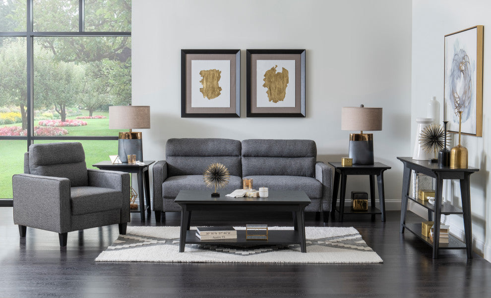 Avery Sofa Table, Black