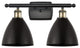Ballston Dome Bath Vanity Light, Black Antique Brass, Matte Black
