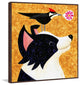 "Wood You Be My Friend" by Janet Nelson Floater Framed Painting on Canvas, 18x18