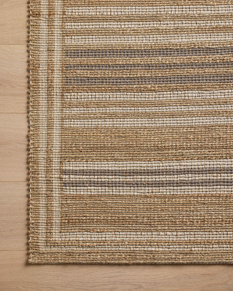 Chris Loves Julia x Loloi Judy Natural / Dove 9''-3" x 13'' Area Rug