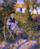 Pierre Auguste Renoir Nini in the Garden, 20"x25" Wall Decal