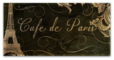 Color Bakery 'Cafe De Paris' Canvas Art, 24"x12"