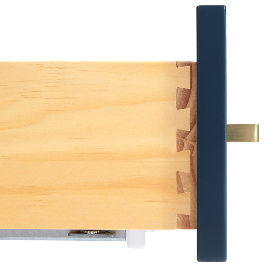 ARIEL Cambridge 61" Single Oval Sink Midnight Blue Vanity Quartz Top, No Mirror