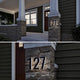 5 in ABS Backlit LED Floating Address Number, Up-Scale Modern Look LumaNumbers,