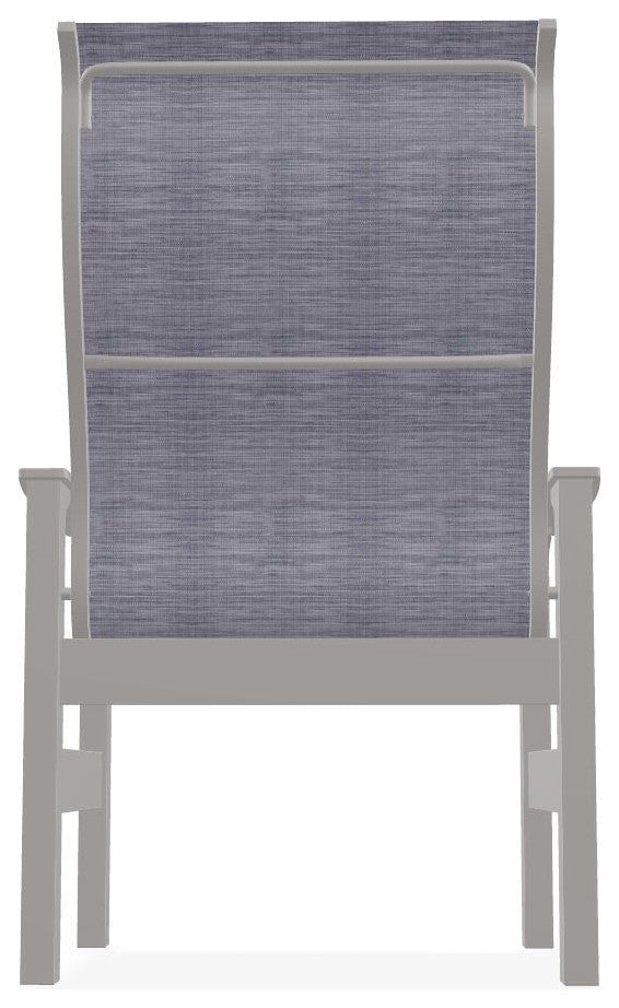 Leeward Sling Outdoor Armchair, Brooks/Warm Gray