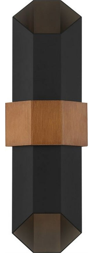 Chasm LED Outdoor Lantern, Matte Black