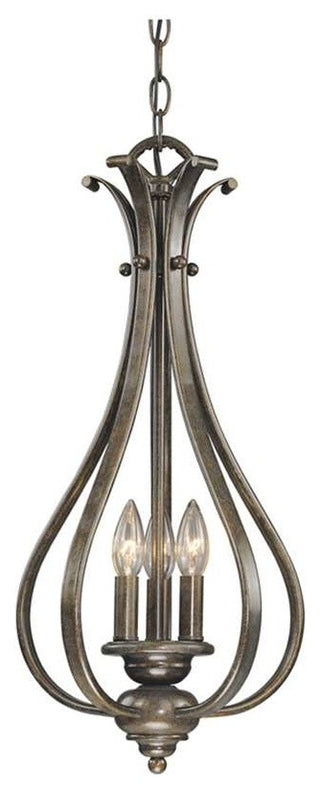 Monrovia 3-Light Pendant, Royal Bronze