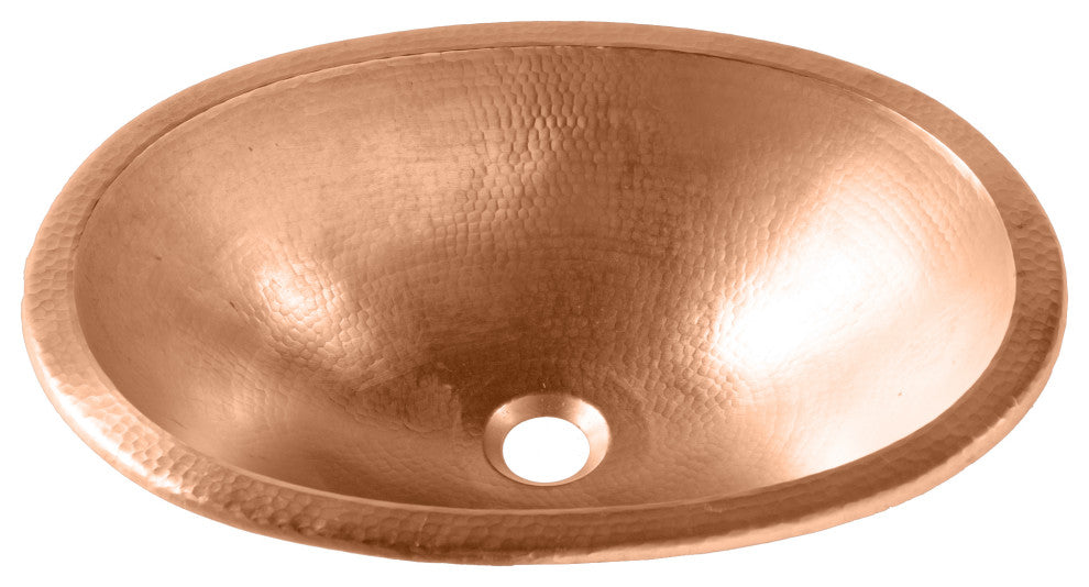 Schrodinger 19" Dual Flex Bathroom Sink in Naked Copper