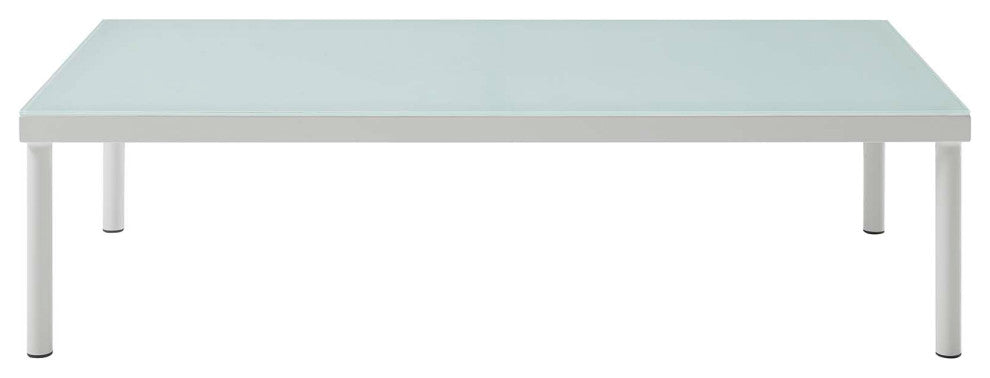 Lounge Sectional Sofa Chair Table Set, Sunbrella, Aluminum, Gray, Outdoor