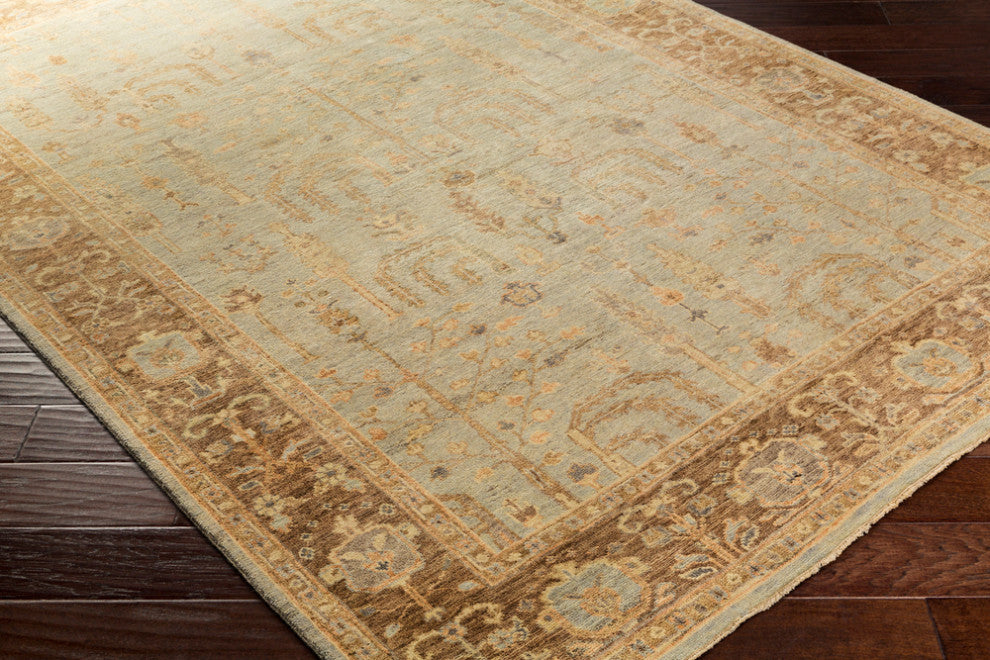 Surya Normandy NOY-8003 Traditional Area Rug, Ivory, 8' x 10' Rectangle