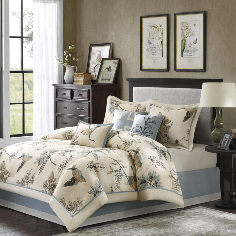 Madison Park Mateless 7-Piece Comforter Set, California King