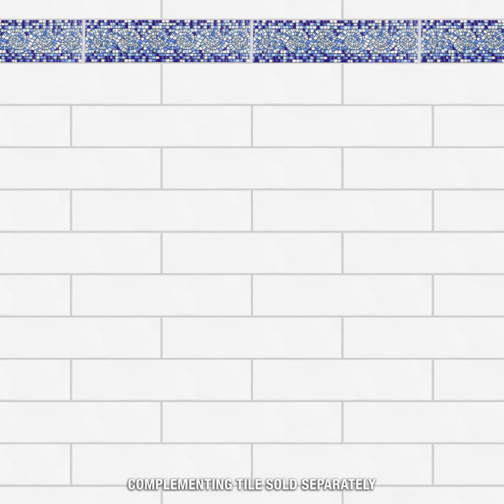 Captain Riptide Pacific Blue Ceramic Wall Trim