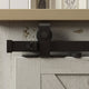Mini Sliding Rolling Barn Door Hardware Kit for Double Furniture Wood Doors, Sta